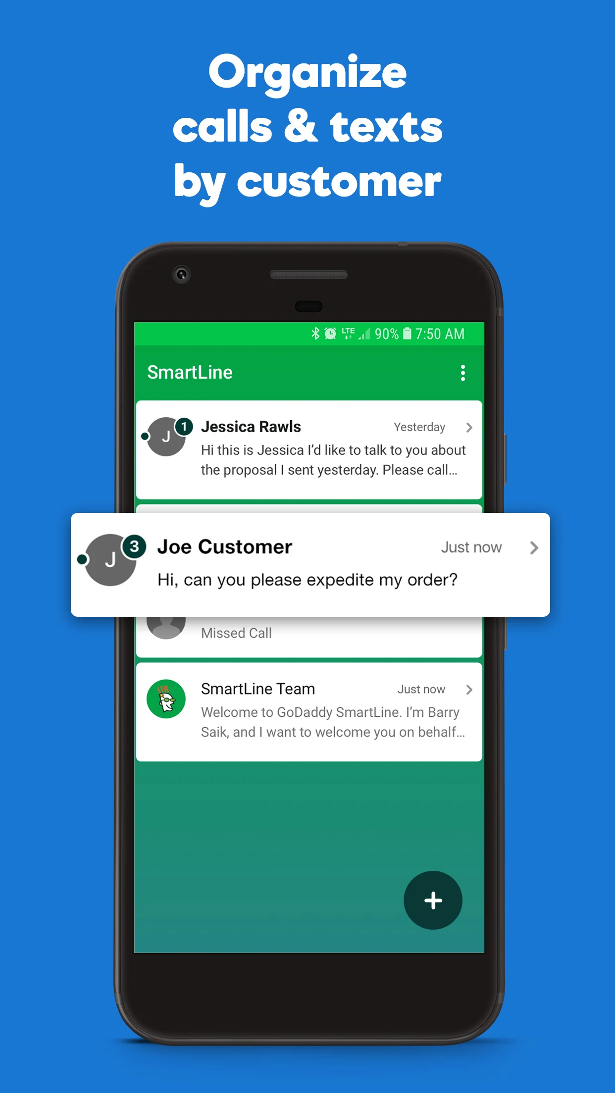 SmartLine Second Phone Number screenshot
