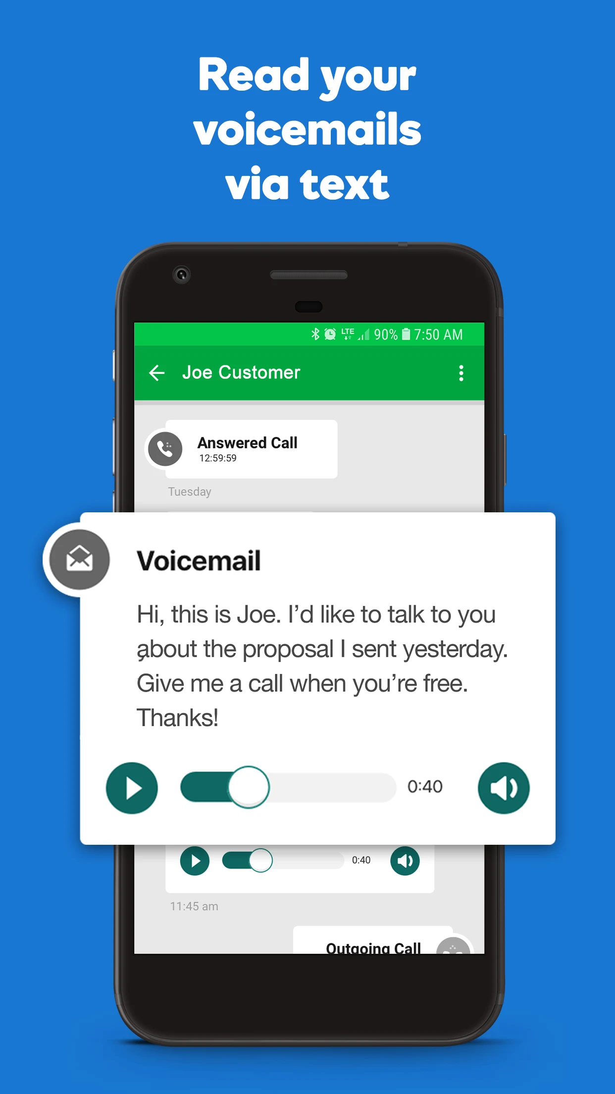 SmartLine Second Phone Number screenshot