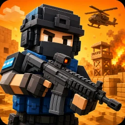 Icono de Advanced Blocky Combat SWAT
