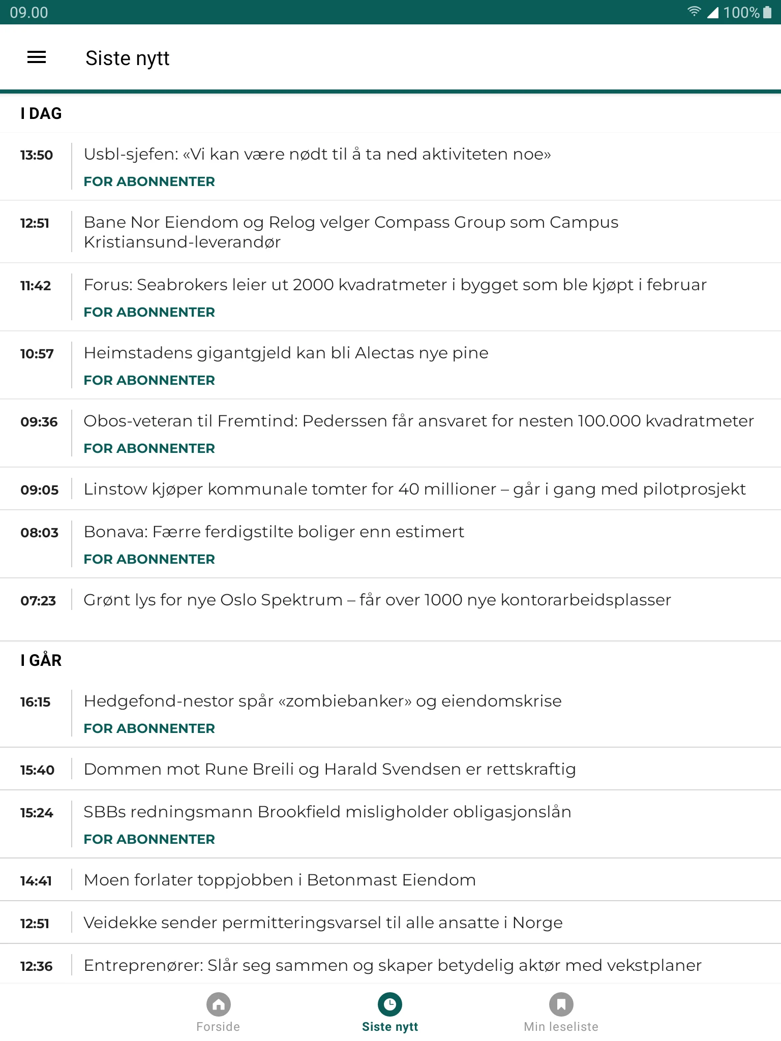 EiendomsWatch Norge screenshot
