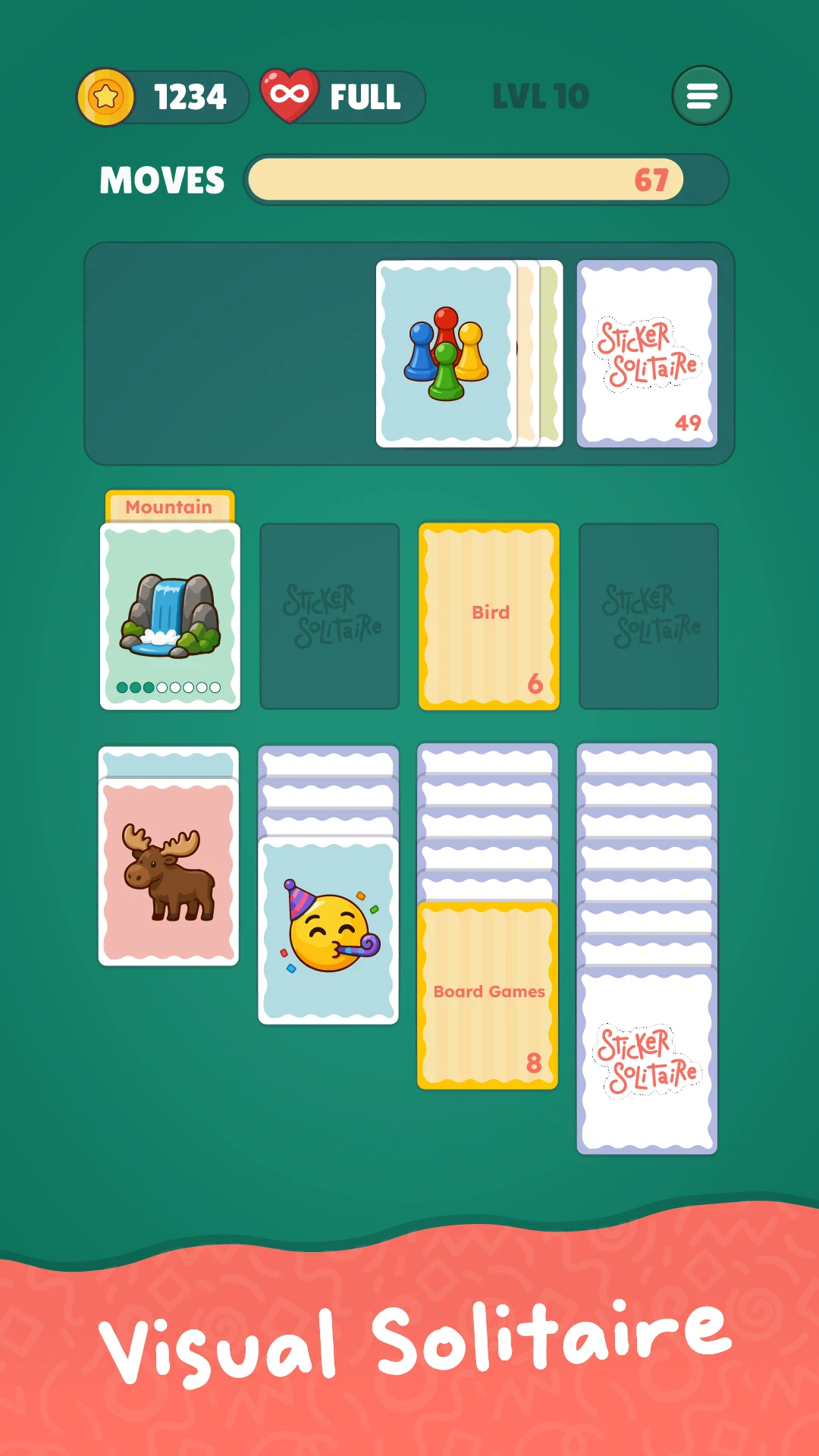 Sticker Solitaire screenshot