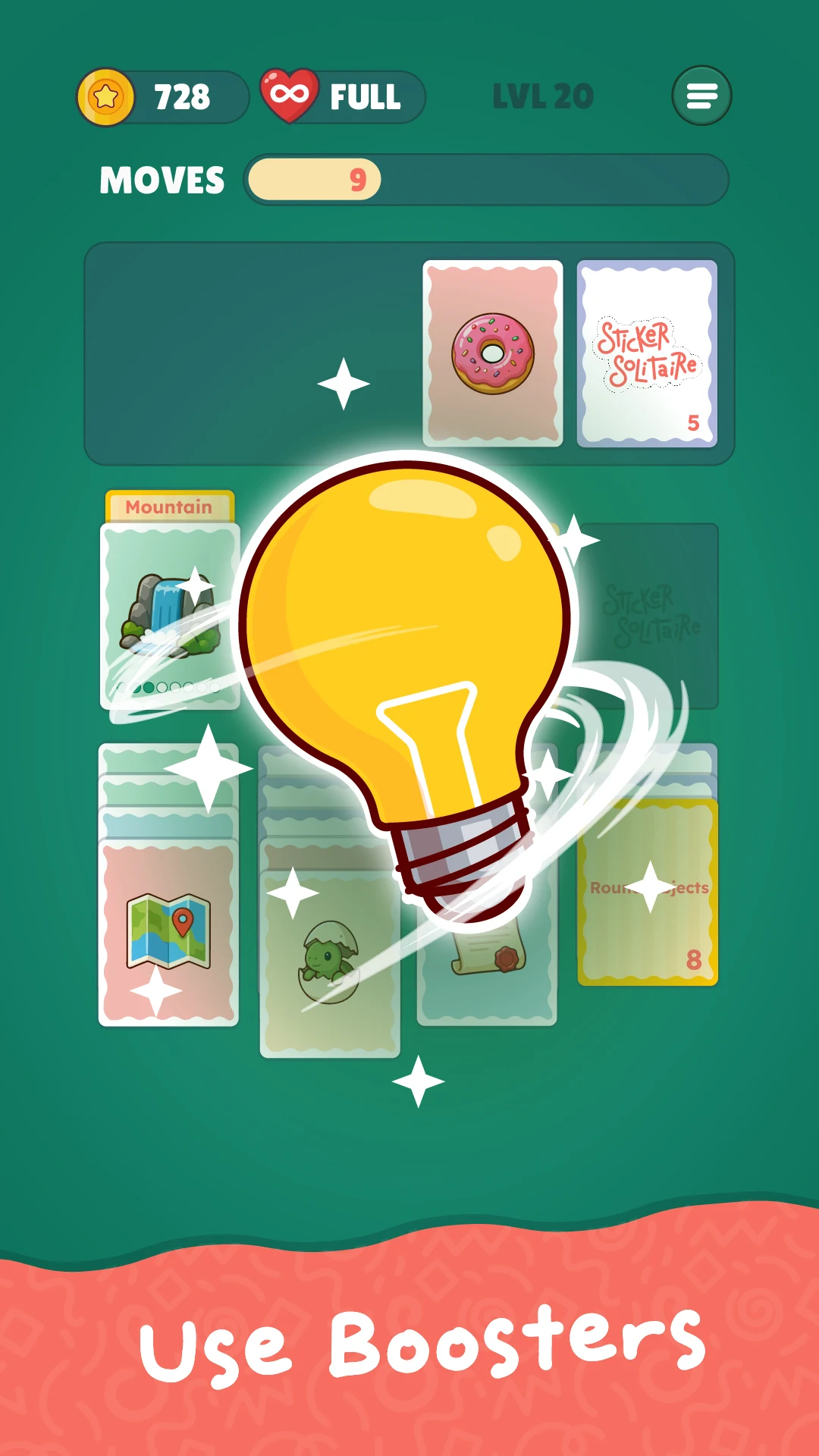 Sticker Solitaire screenshot