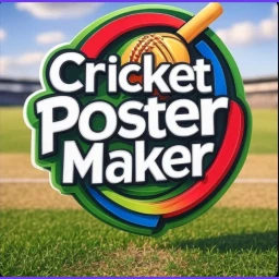 Cricket Tournament Poster Make のアイコン