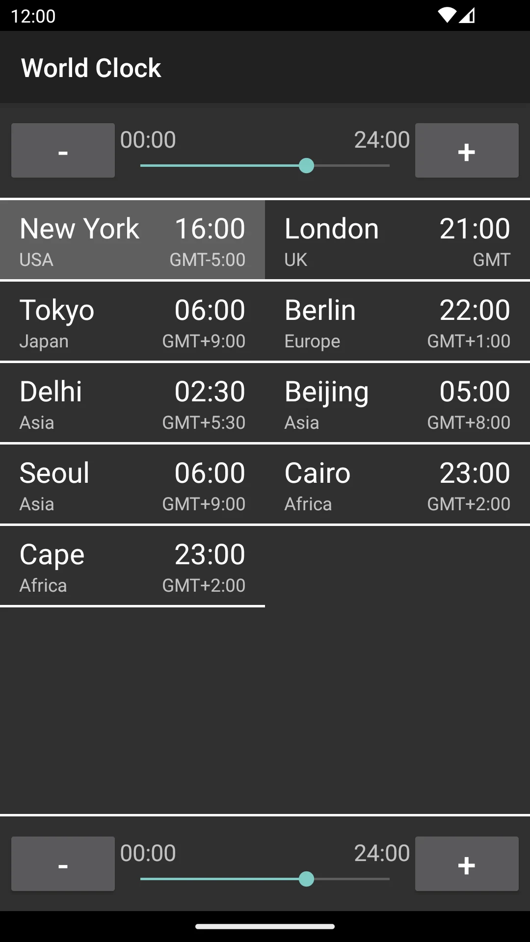 World Clock & Widget screenshot