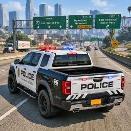 Ícone de police Simulator: police car