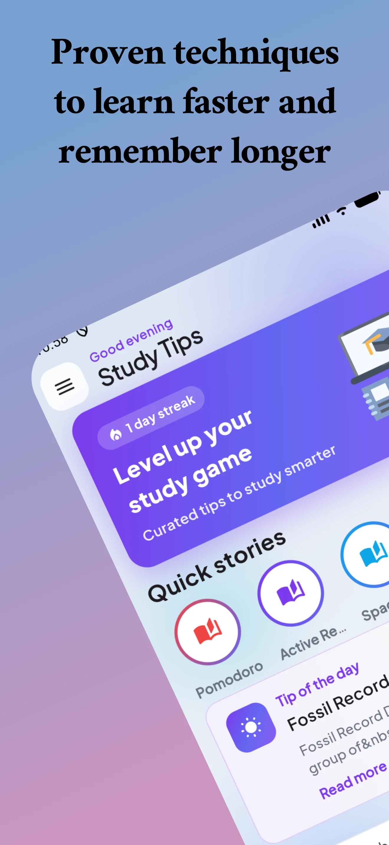 Study Tips screenshot