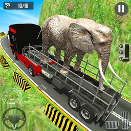 Ícone de Animal transport Truck game 3d