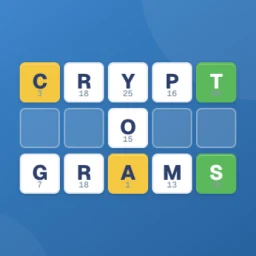 Symbol von Cryptogram Puzzle: Word Decode