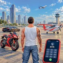 Ikon Indian Mafia Crime Bike 3D
