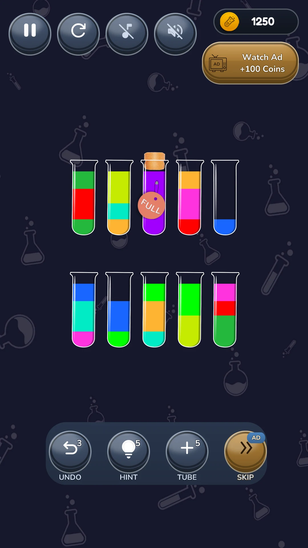 Water Sort : Puzzle Offline screenshot