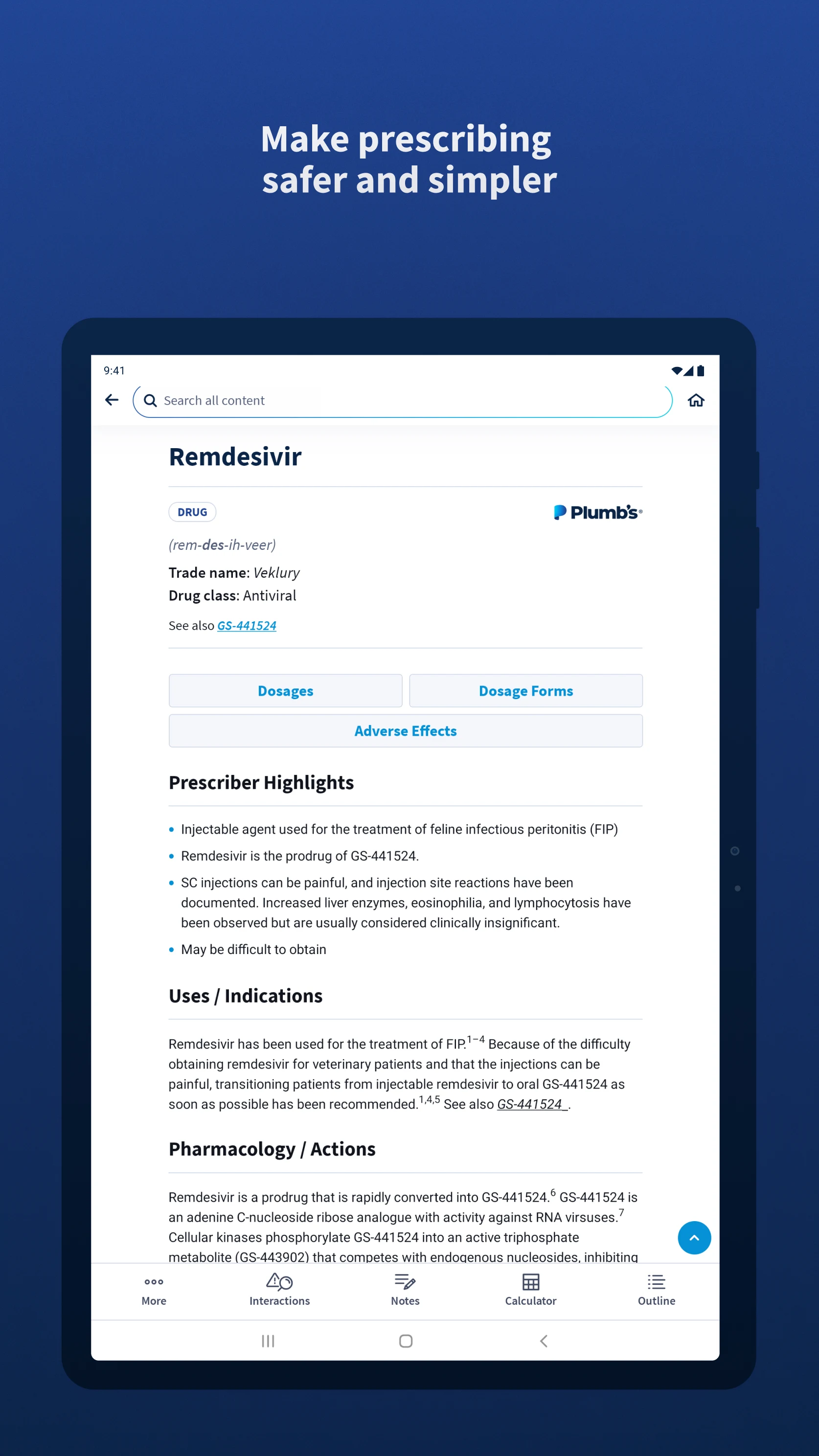 Plumb's | Standards screenshot