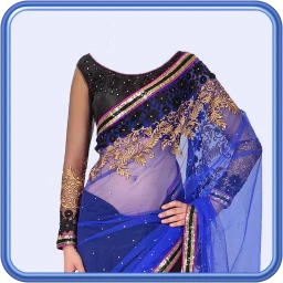 Ikon Women Saree Photo Suit