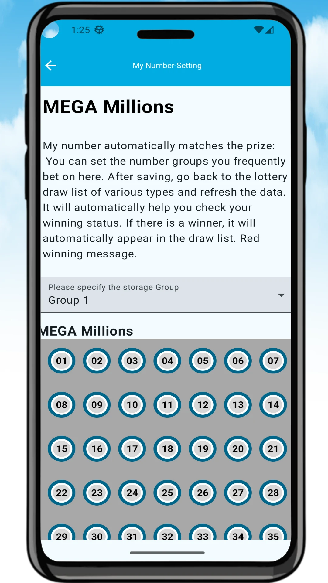 Lotto Cloud screenshot