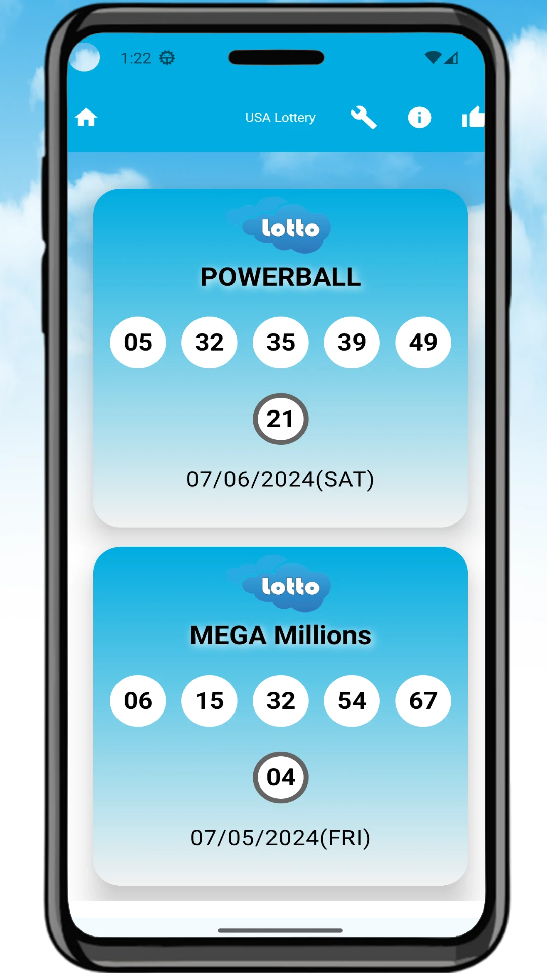 Lotto Cloud screenshot