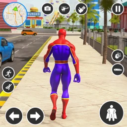 Spider Robot Hero Car Games simgesi