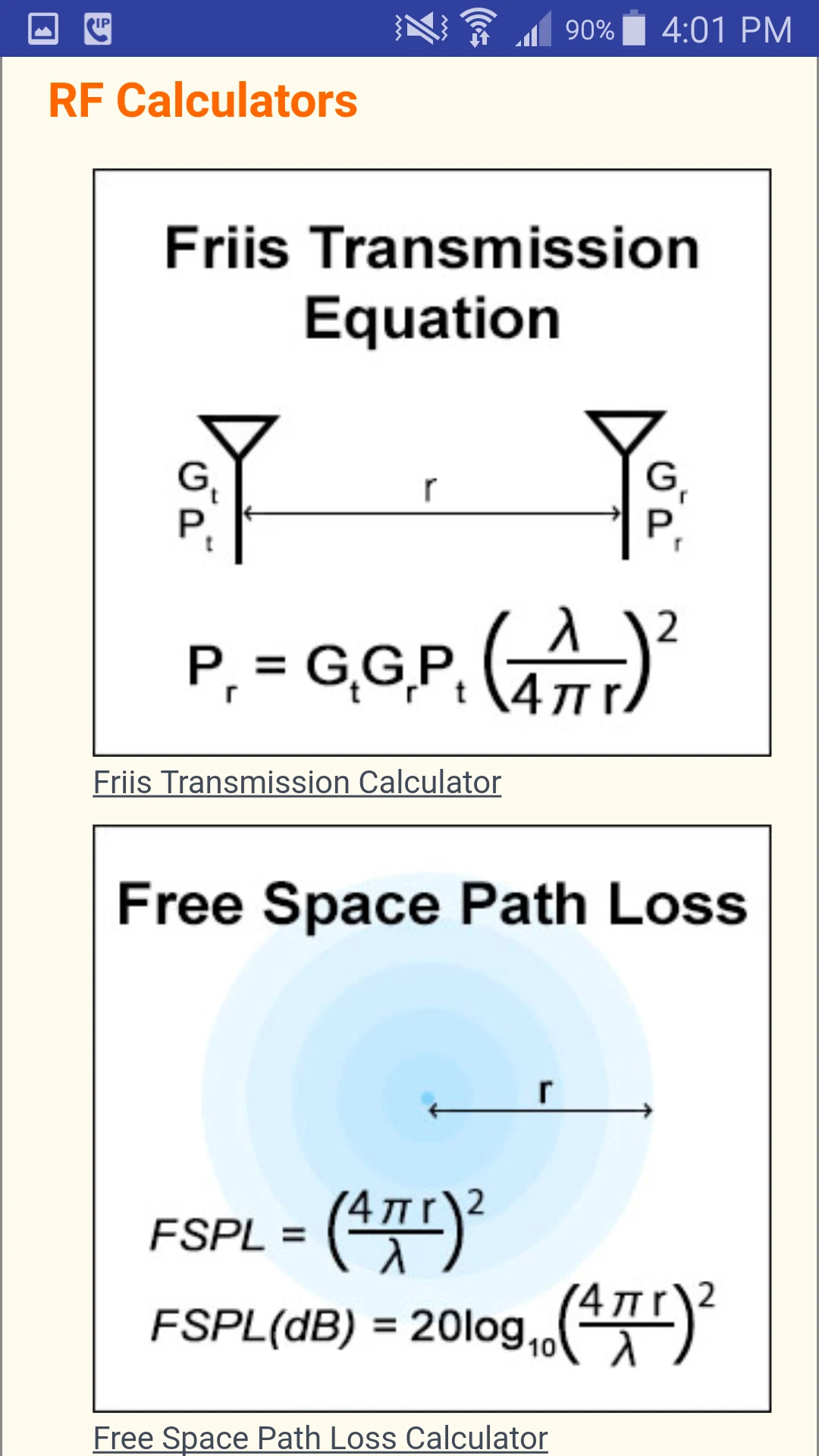 Electric Circuit Calculators screenshot
