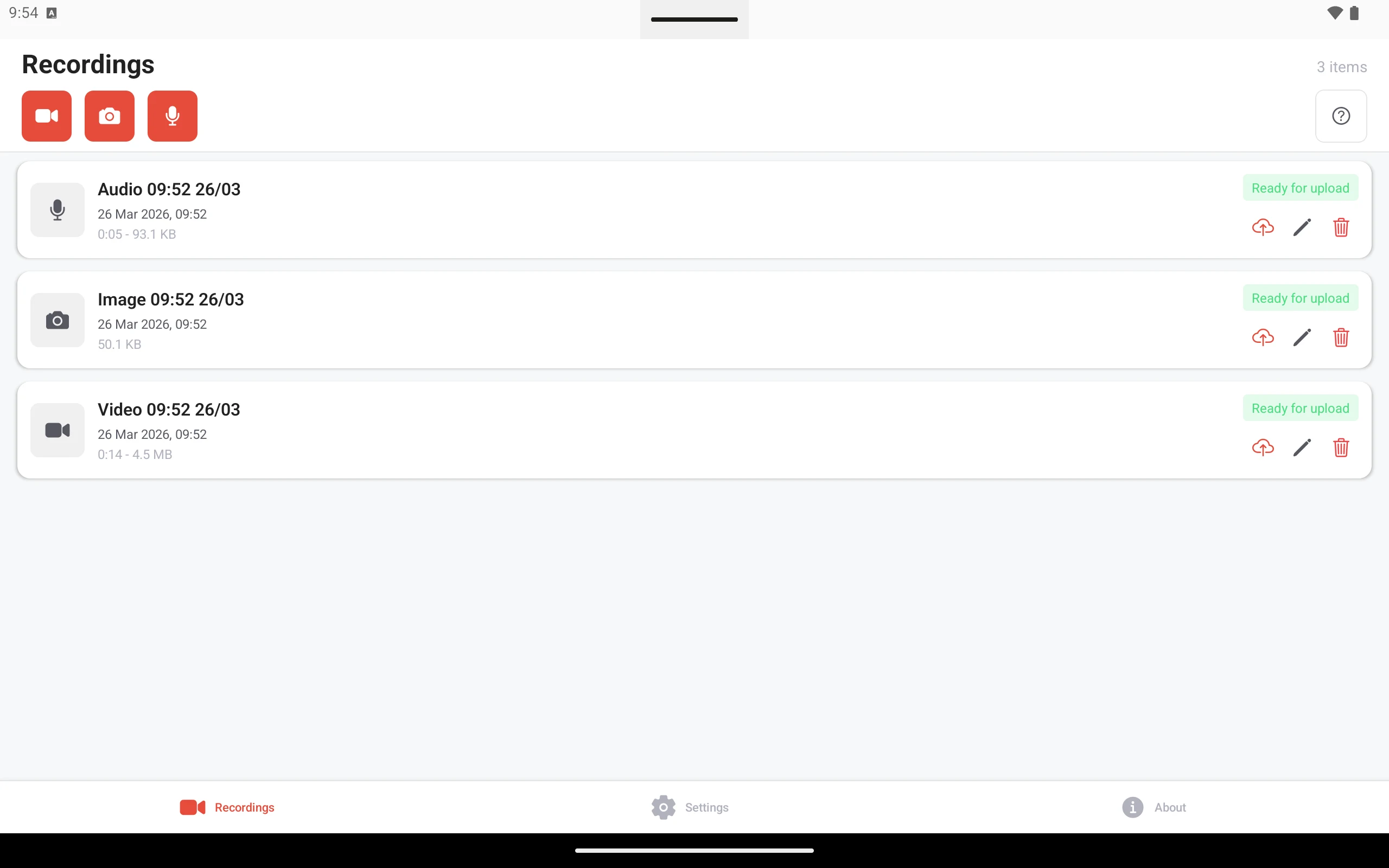 Videolab Recorder screenshot