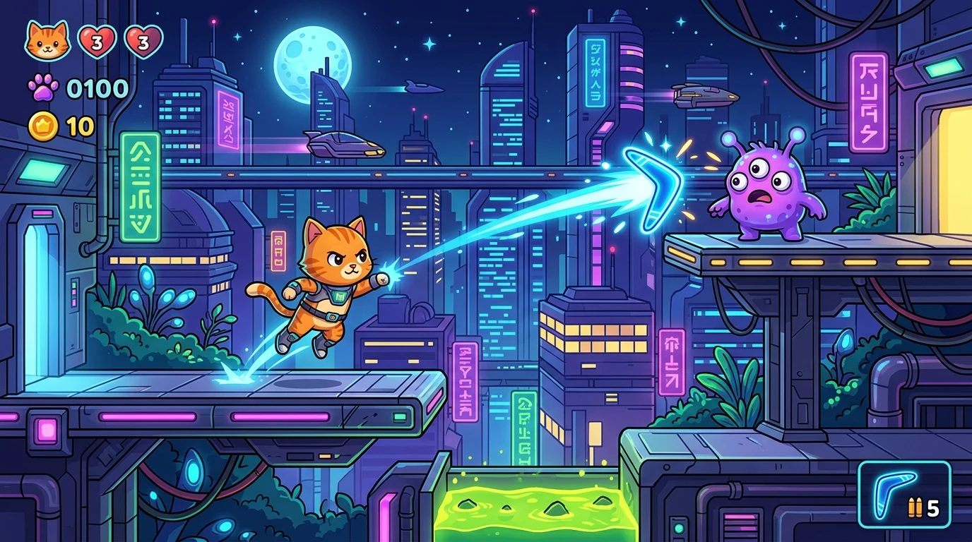 Milo Cat Adventure screenshot