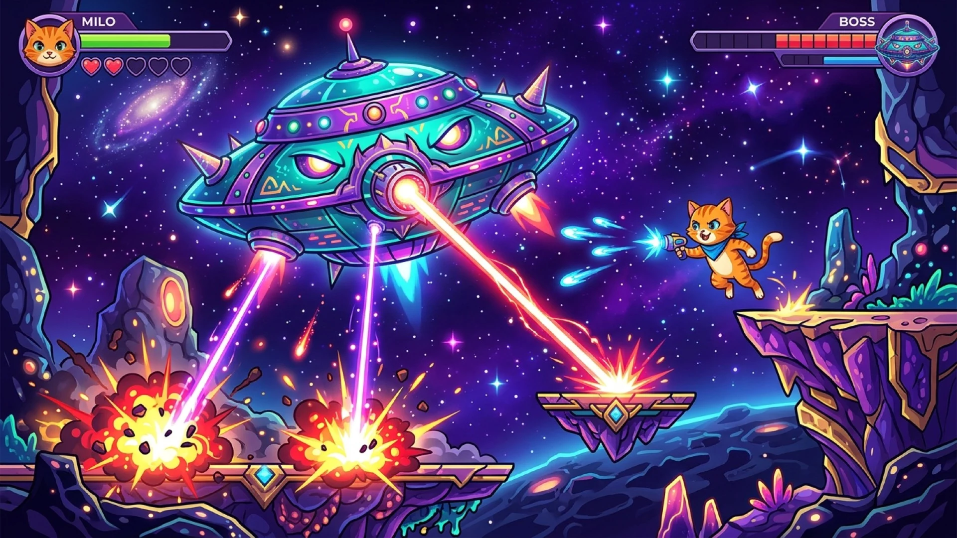 Milo Cat Adventure screenshot