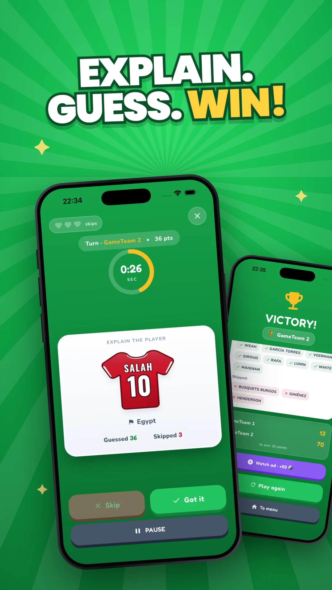 Football Alias screenshot
