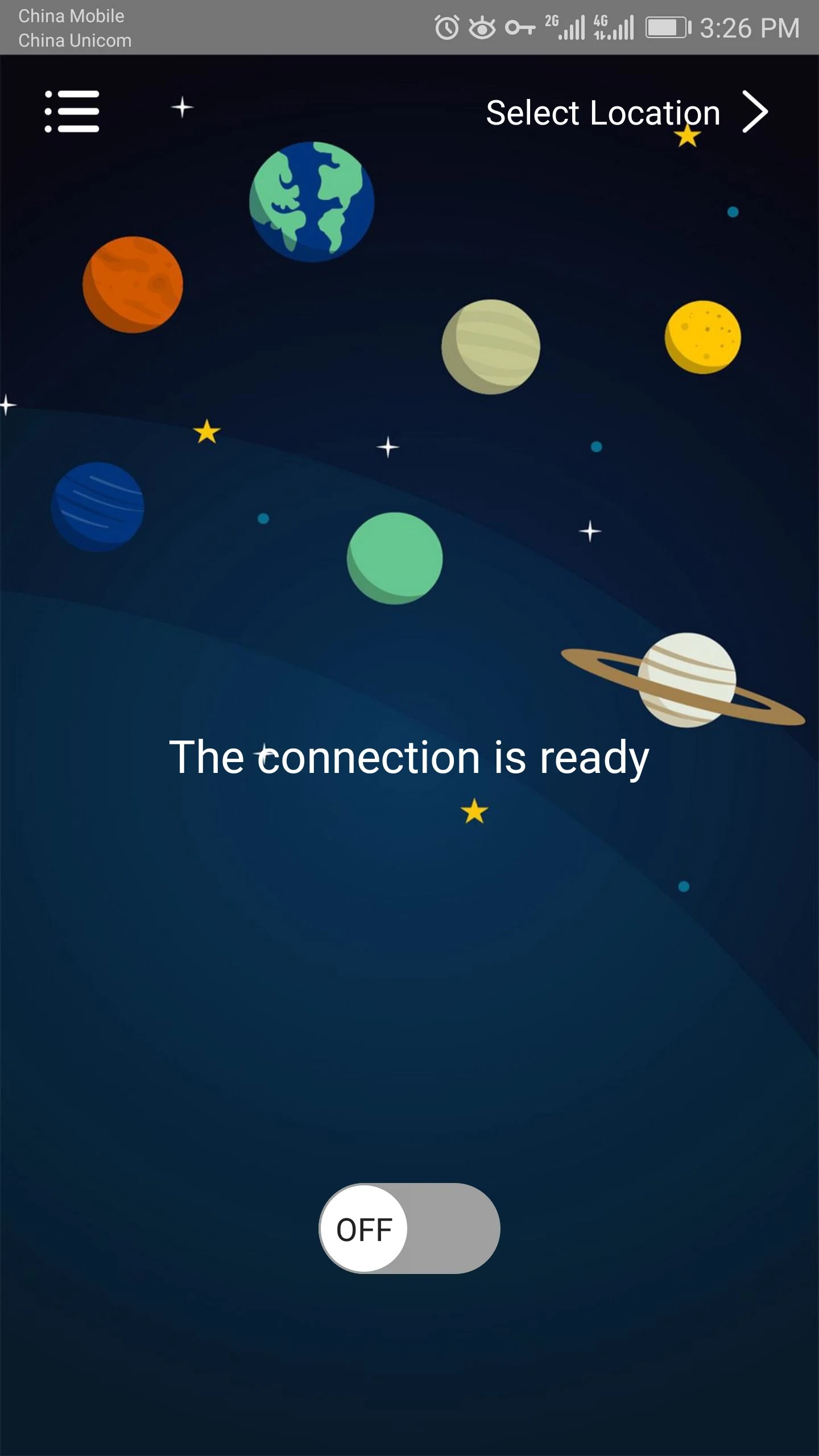 ACT VPN screenshot