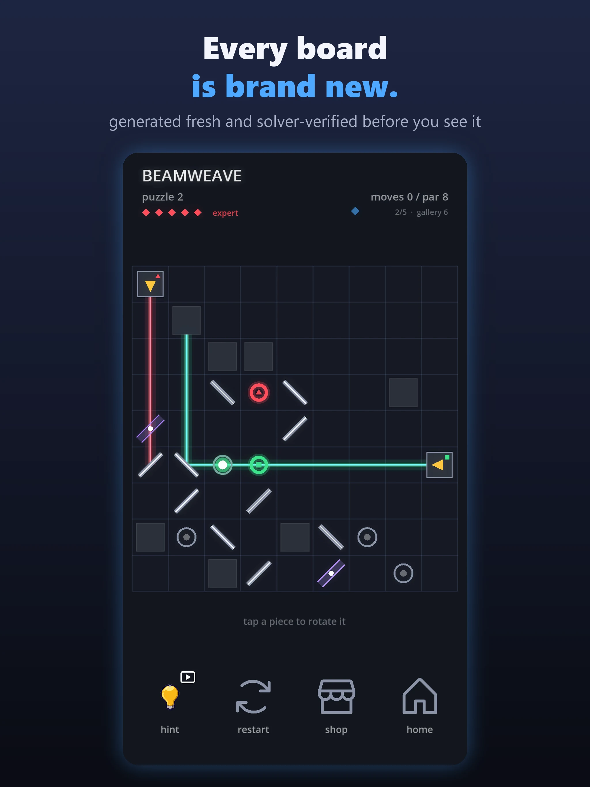 Beamweave: Light Beam Puzzle screenshot