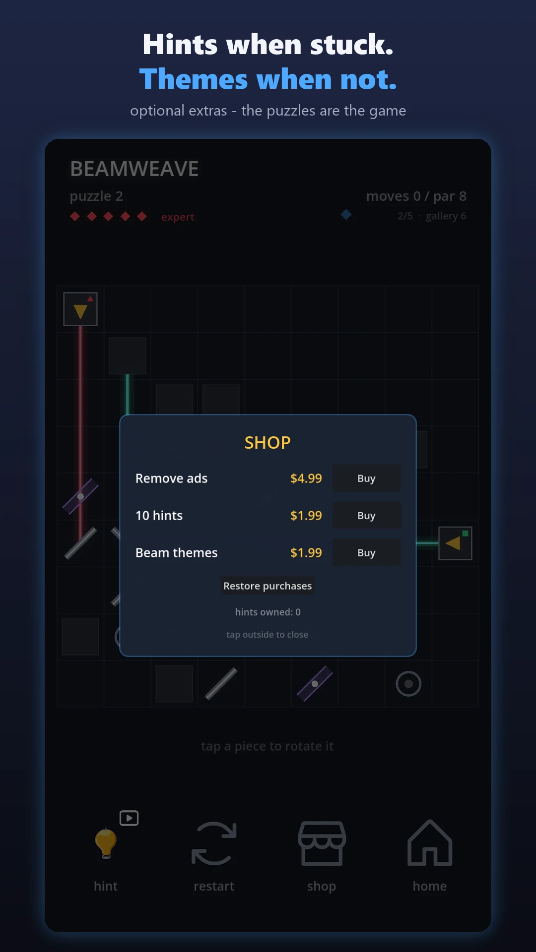 Beamweave: Light Beam Puzzle screenshot
