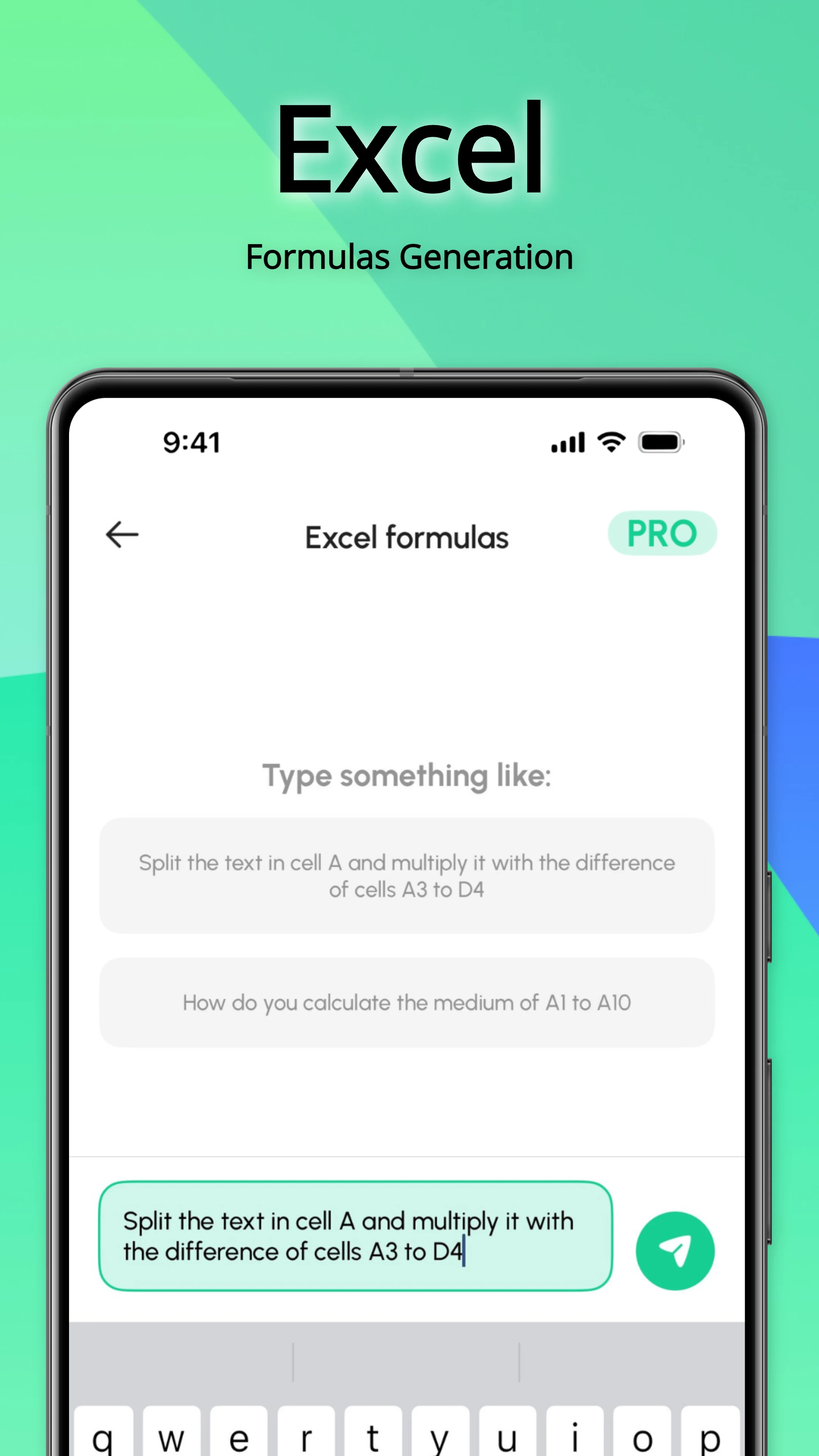 Sheets AI: Formula Generator screenshot