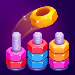 ナットとボルト — ソートパズルを含むパズルゲーム icon