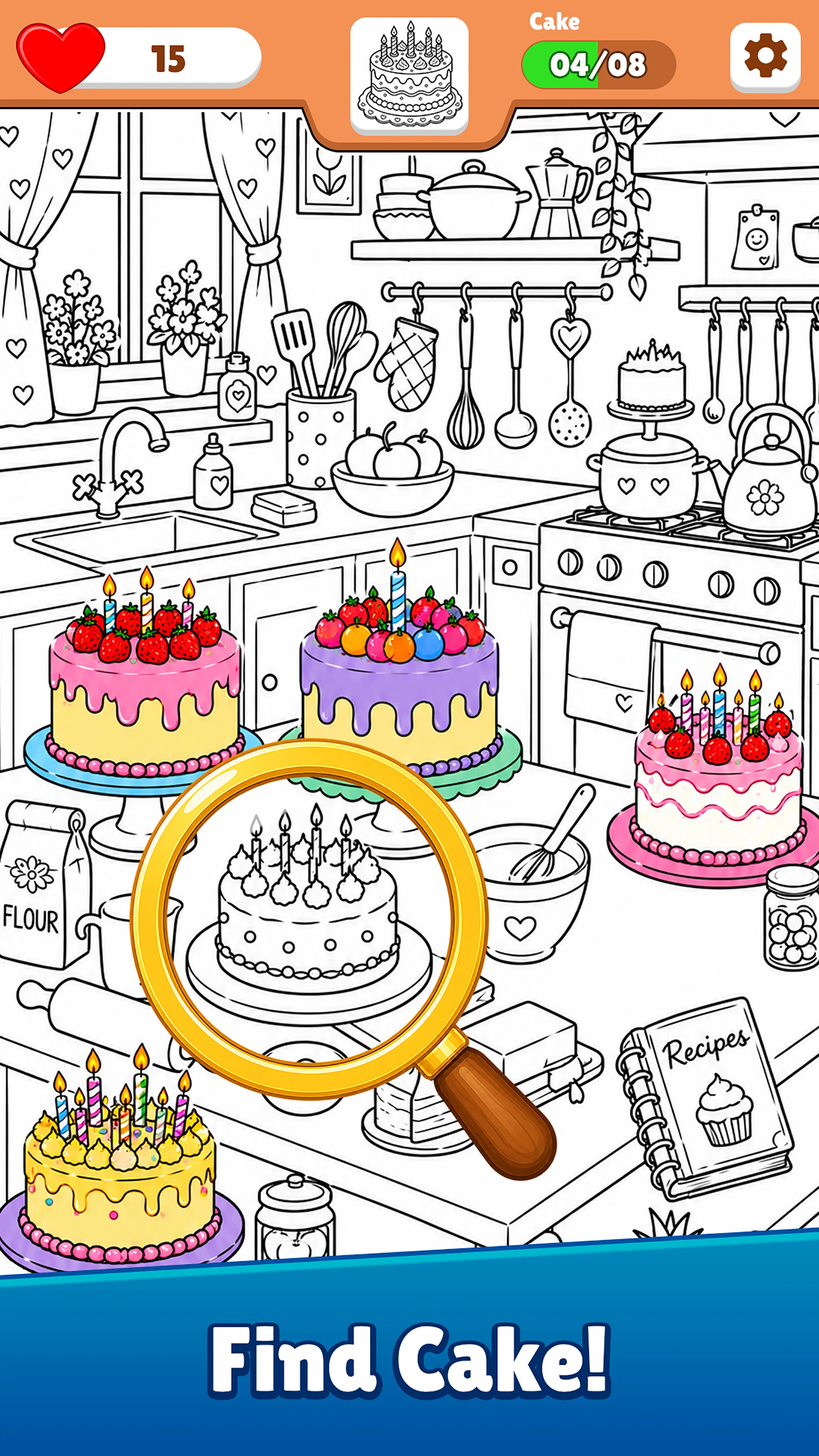 Find Hidden Foods : Spot It! screenshot