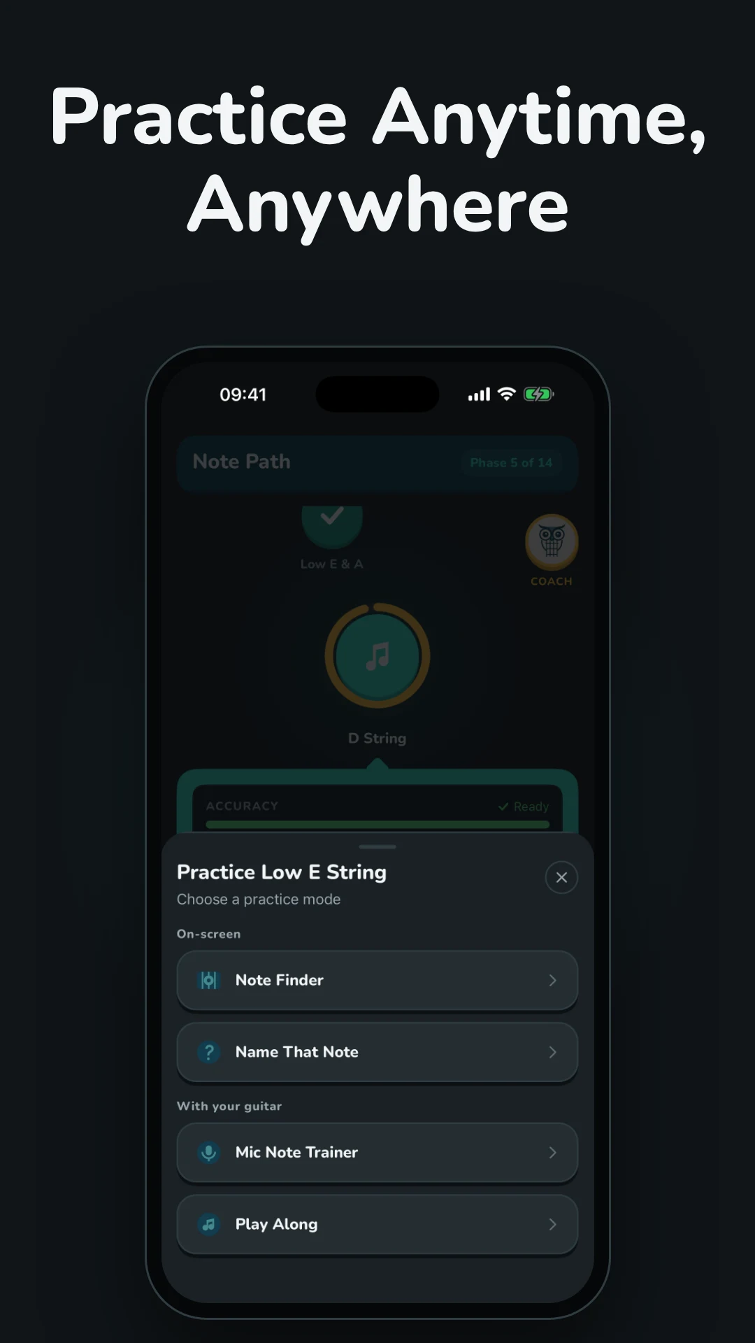 FretGenius: Fretboard Trainer screenshot