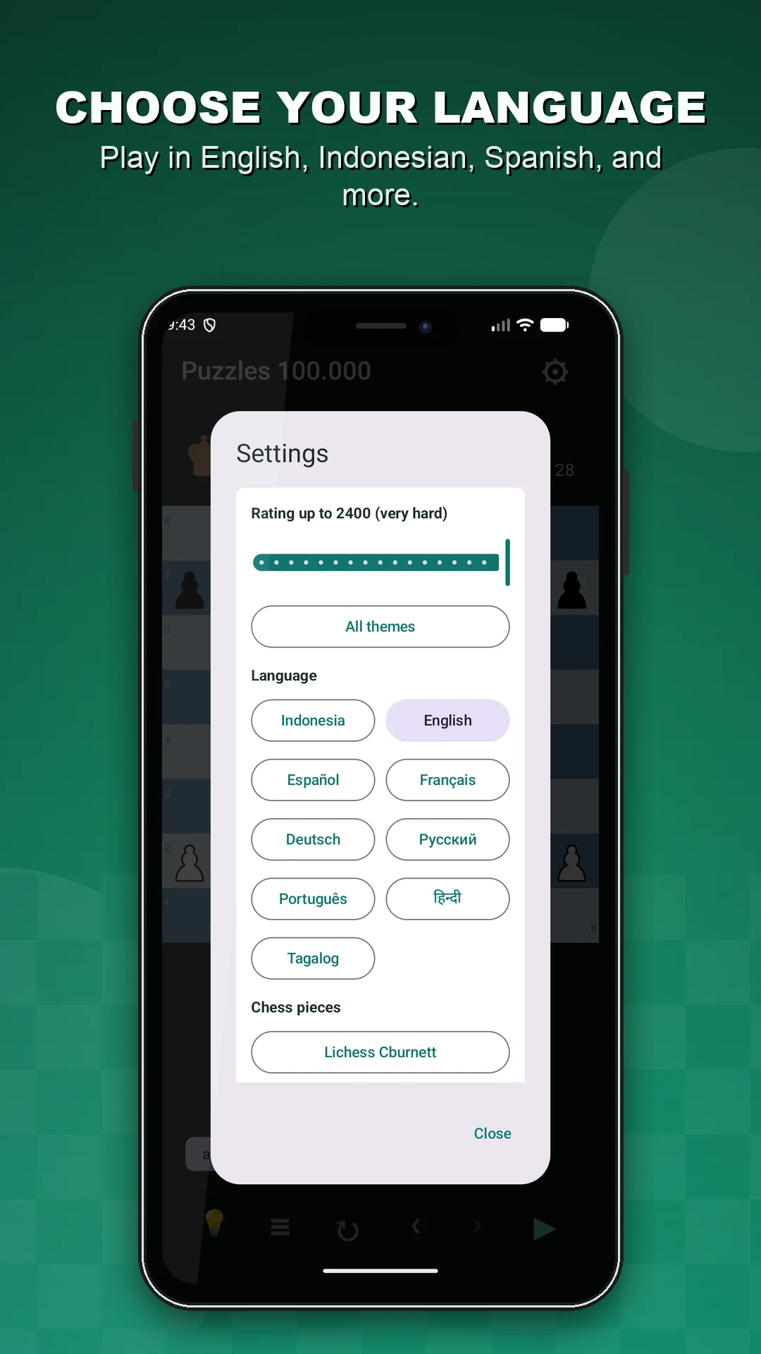 Chess Puzzle 100.000 screenshot