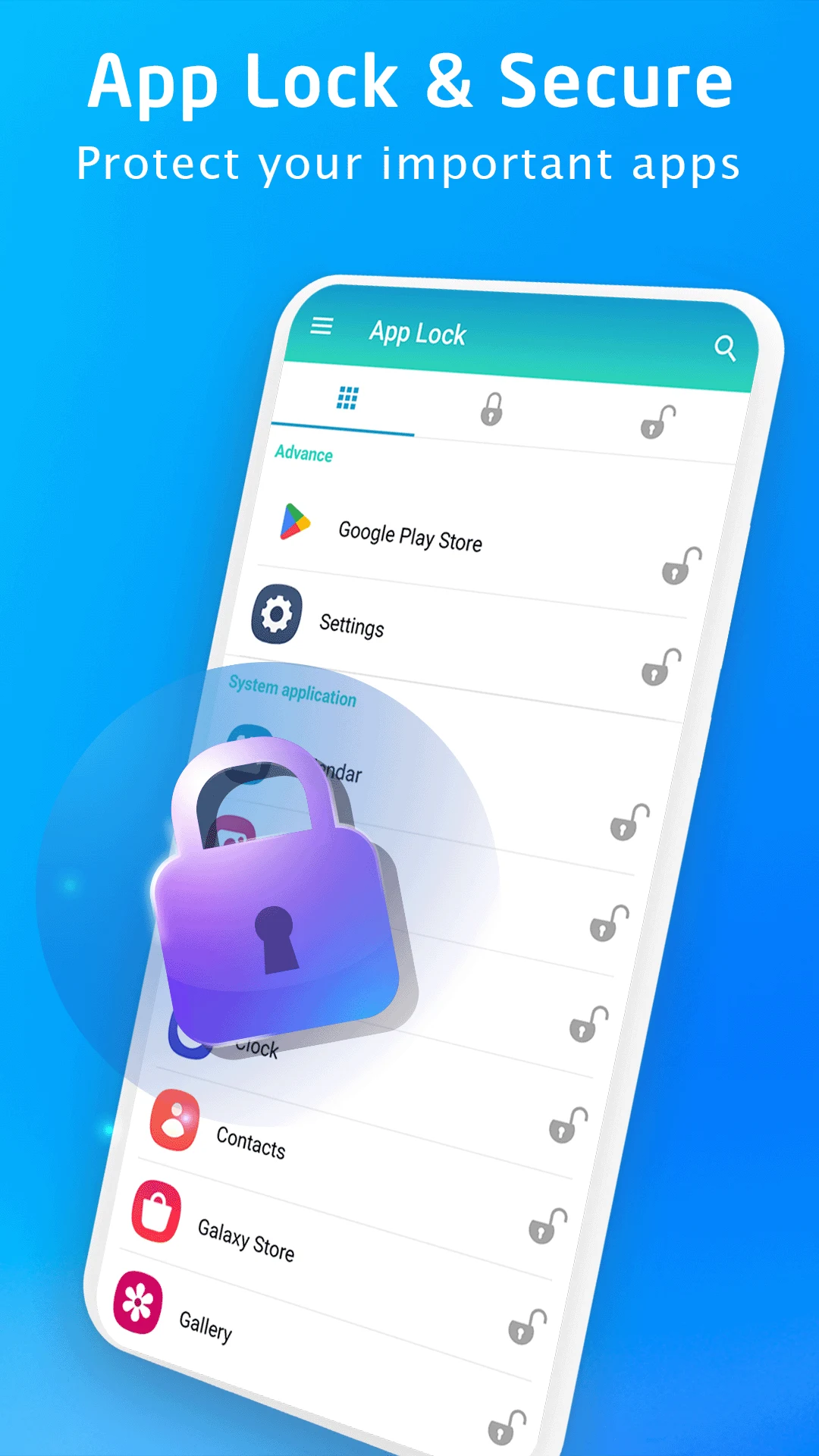 App lock - Fingerprint screenshot