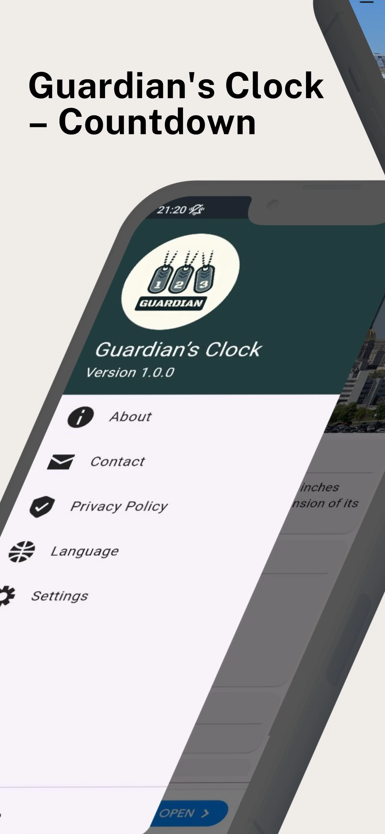 Guardian's Clock – Countdown screenshot