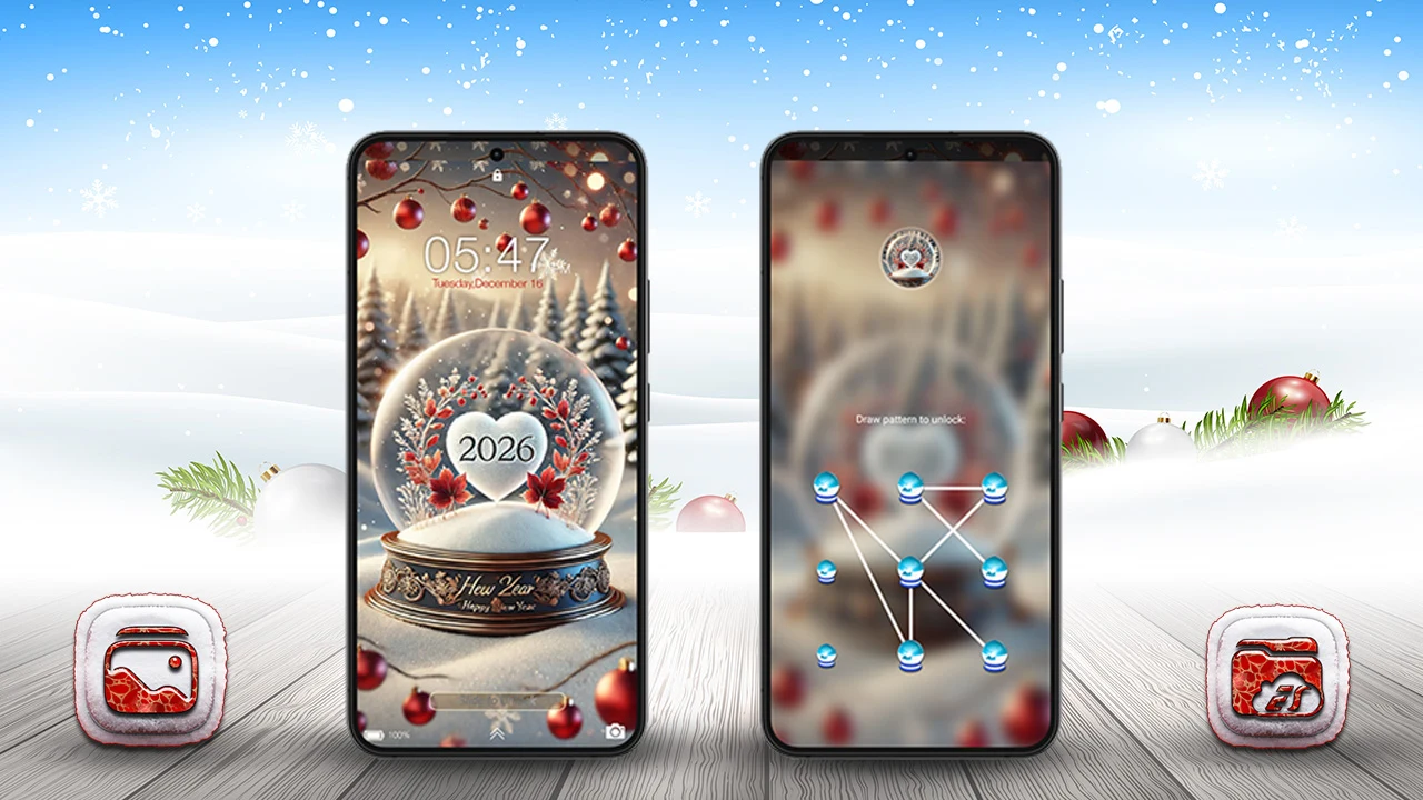 2026 Newyear Christmas Theme screenshot