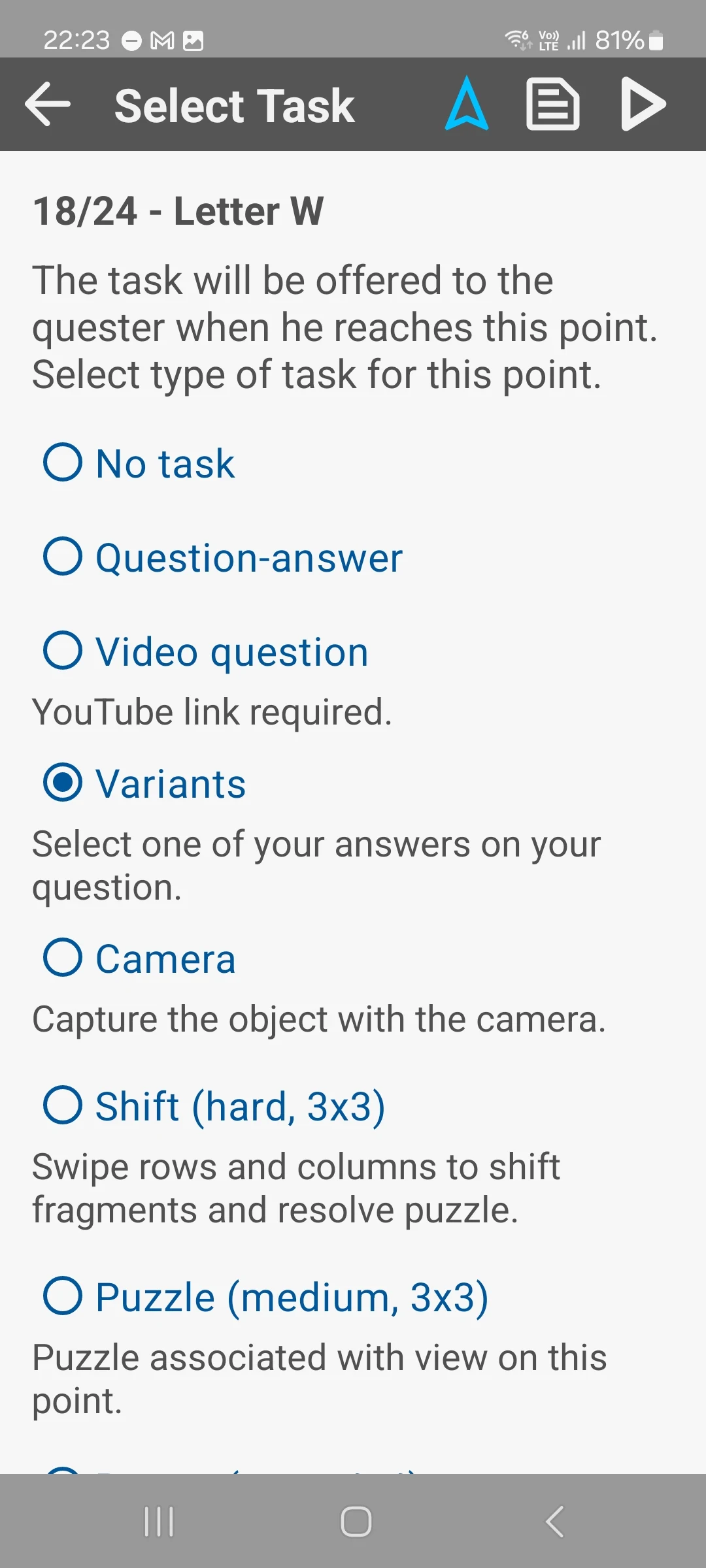 WalkQuest Builder screenshot