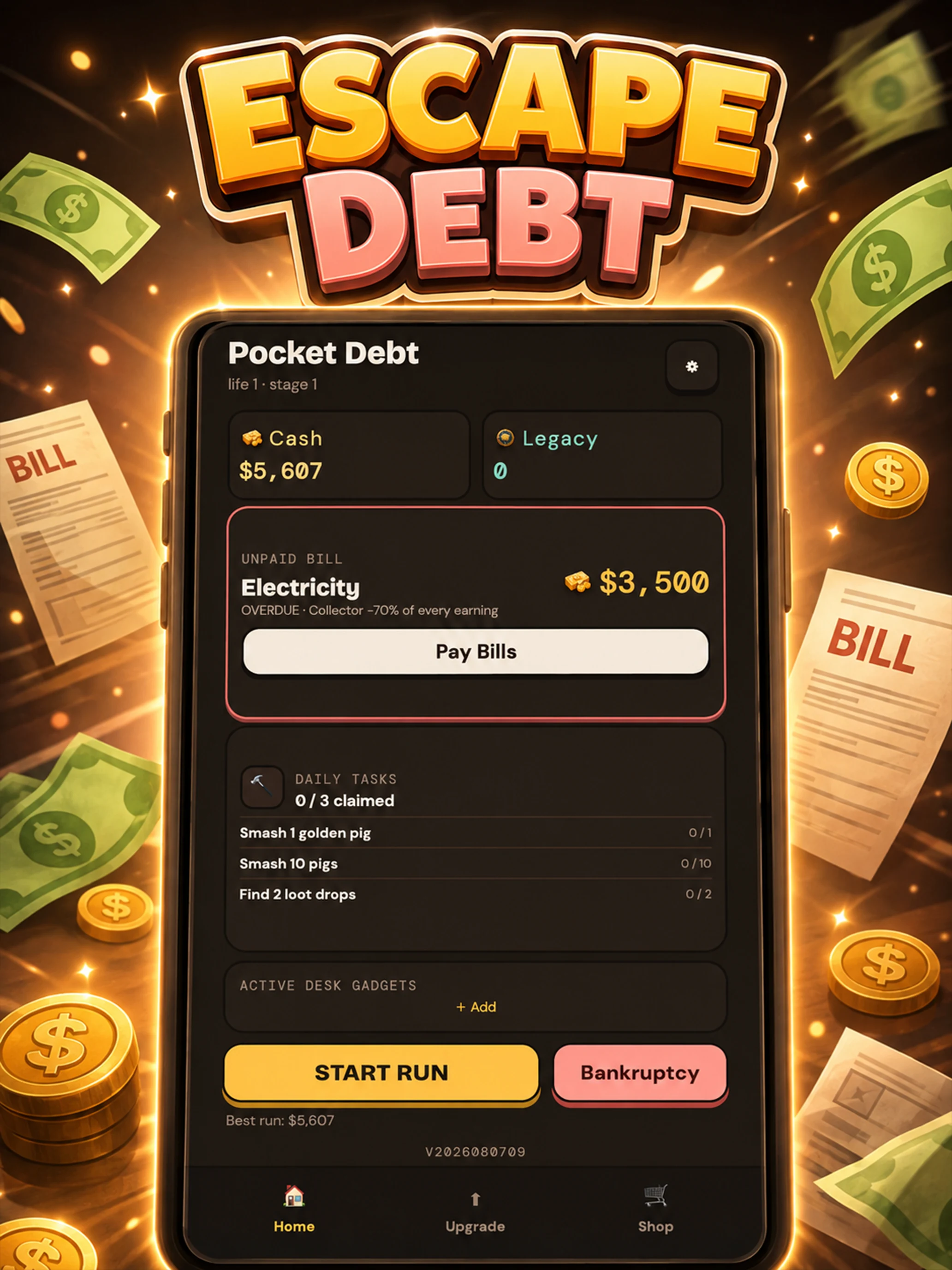 Pocket Debt: Smash & Pay screenshot