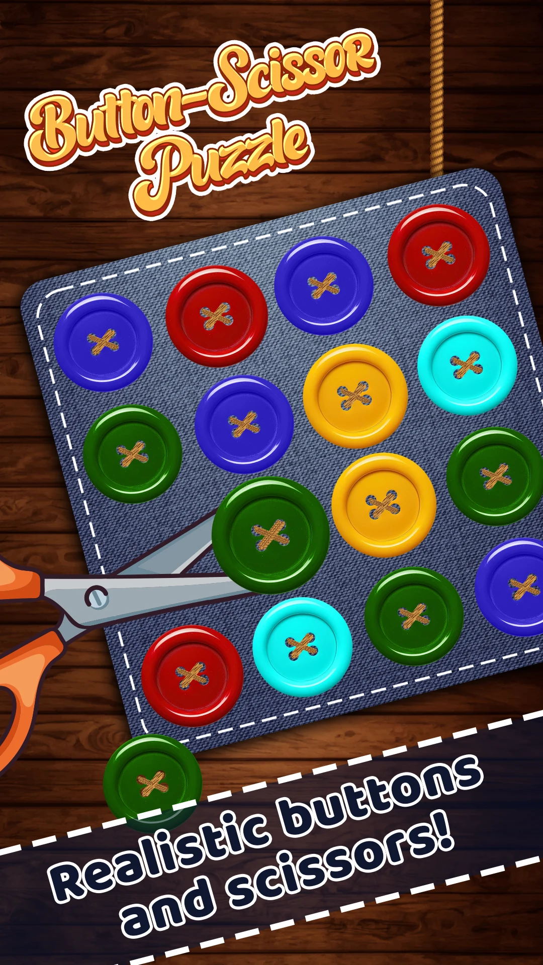 Button-Scissor: Puzzle screenshot