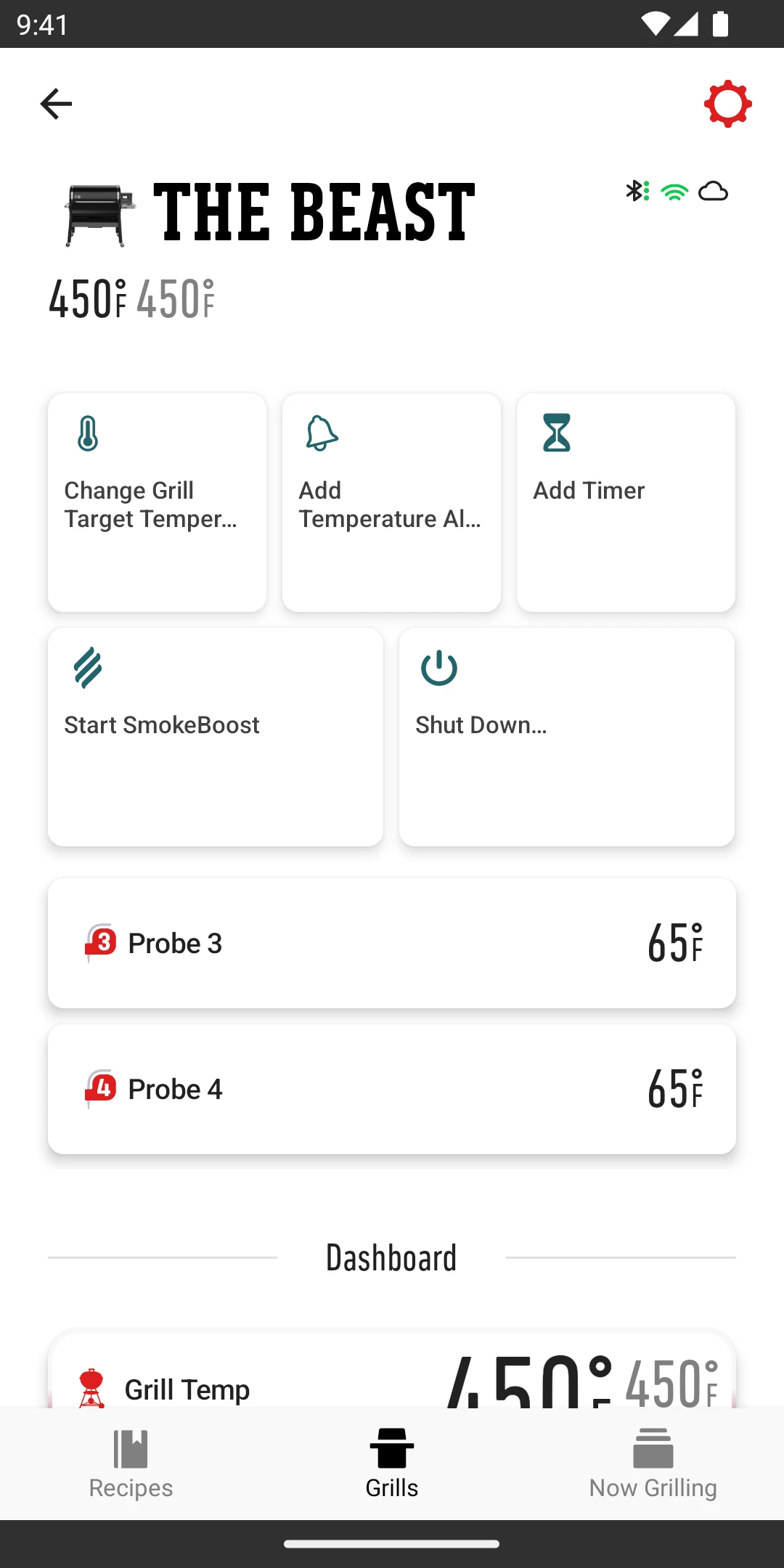Weber® Connect screenshot