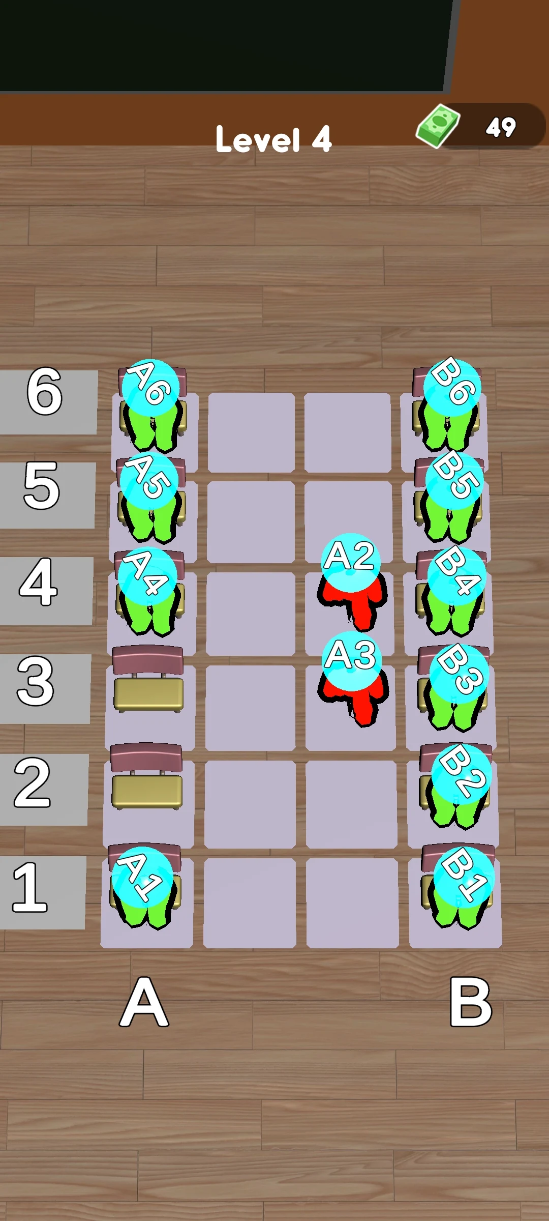 Seat Sort Puzzle screenshot