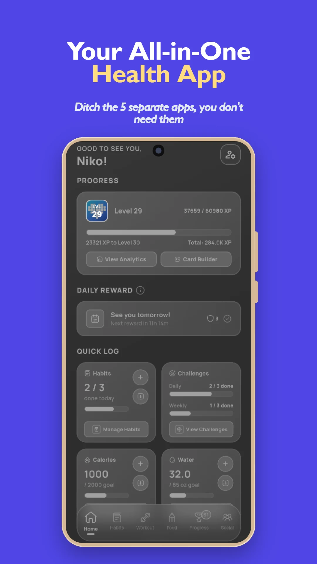 Level Up! — Gamify Your Health screenshot
