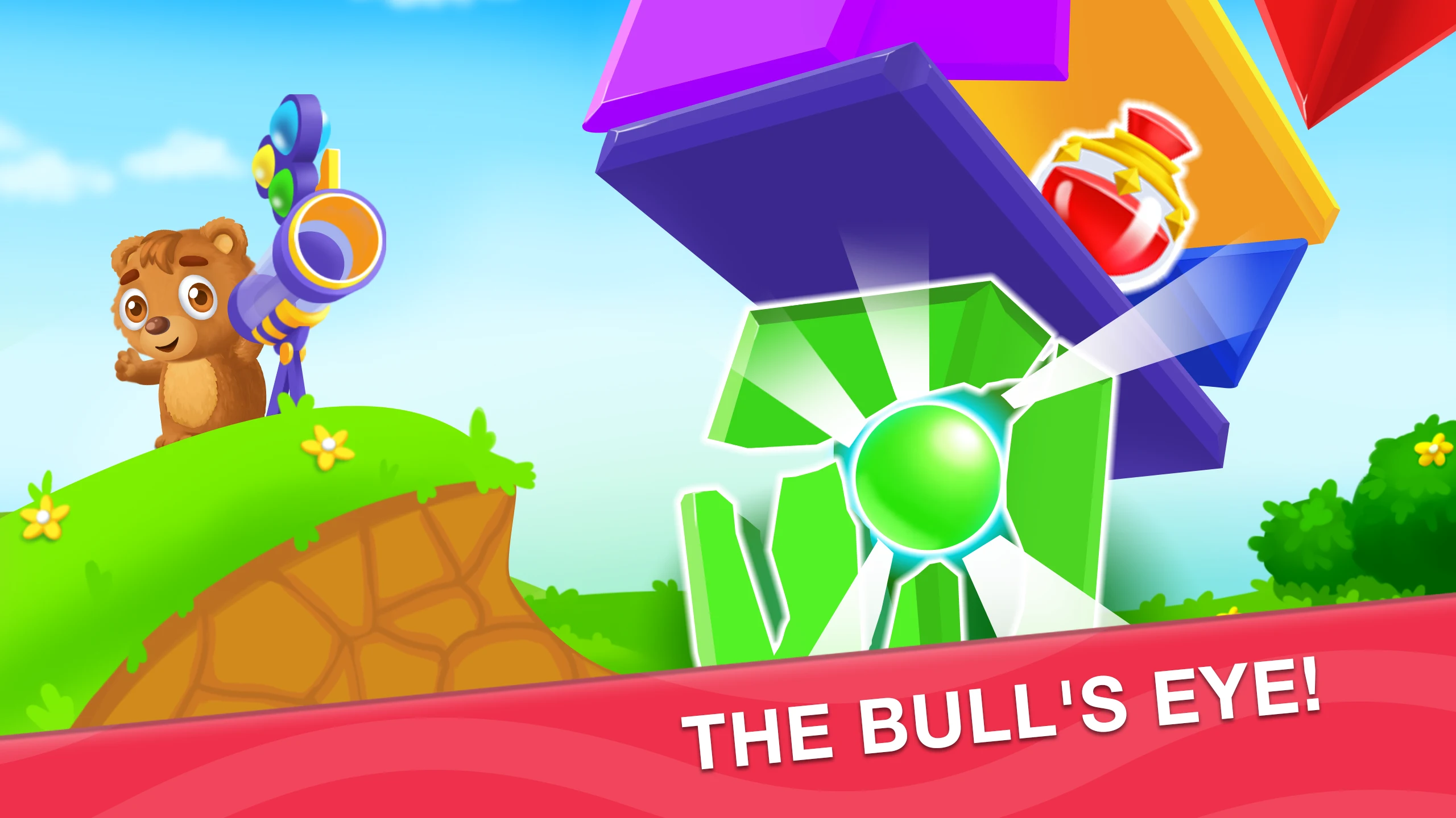 Kids shooter for bubble games screenshot