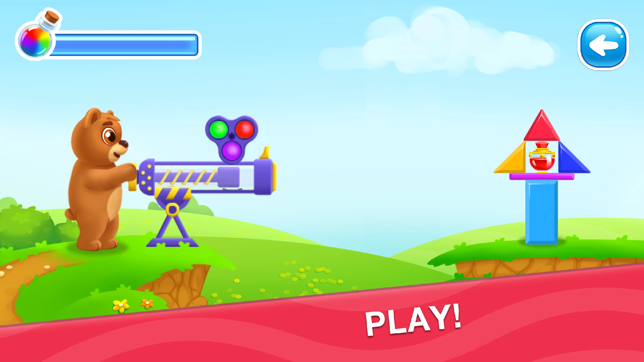 Kids shooter for bubble games screenshot