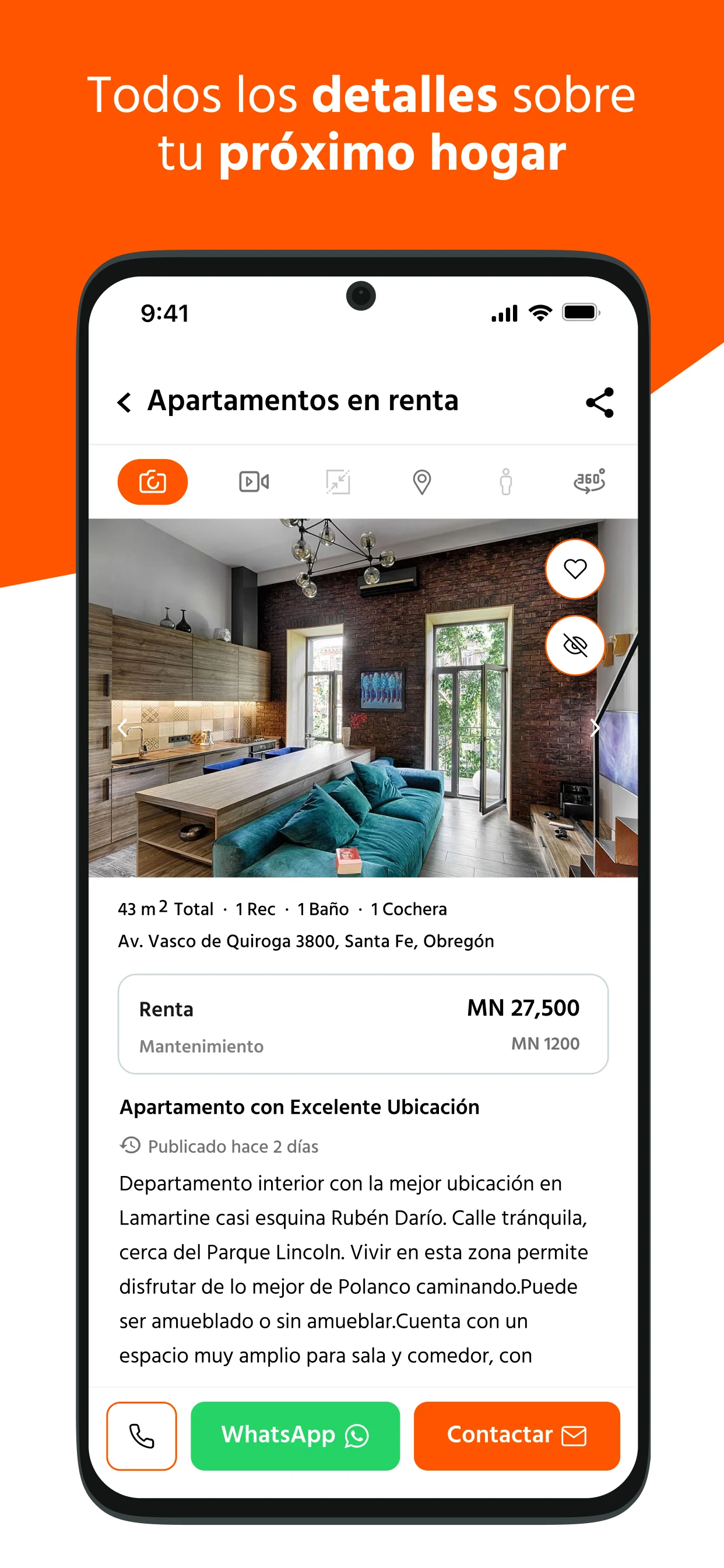 Inmuebles24 screenshot