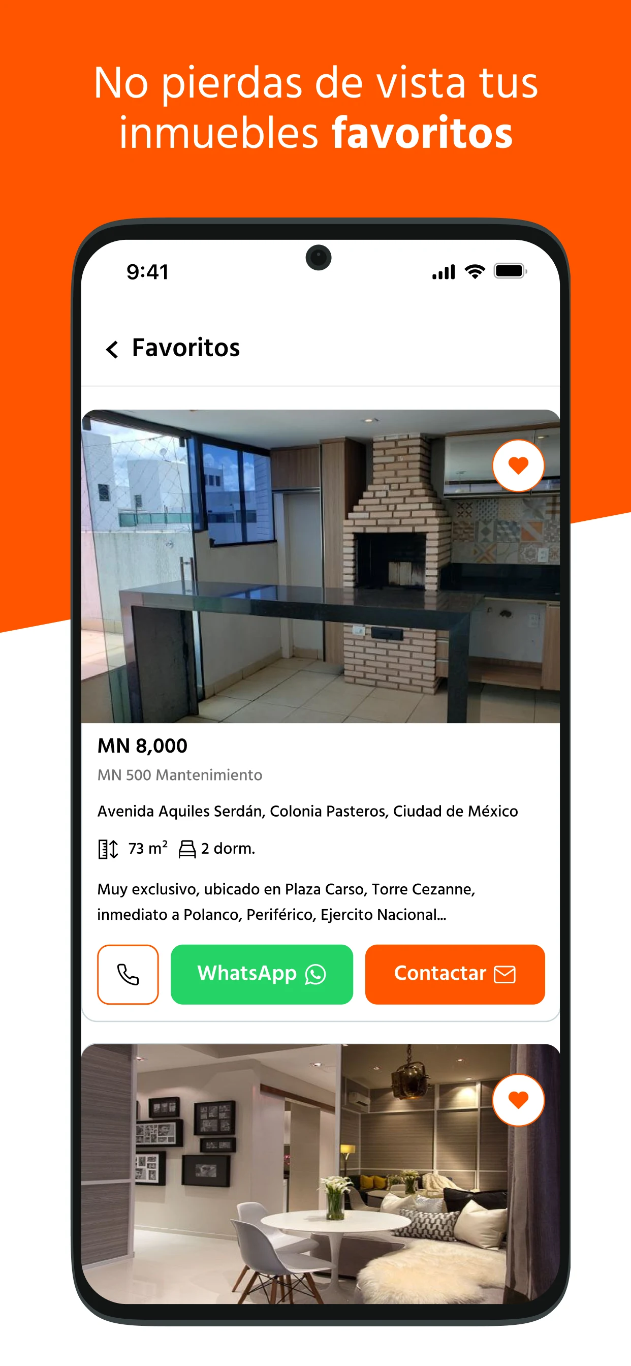 Inmuebles24 screenshot