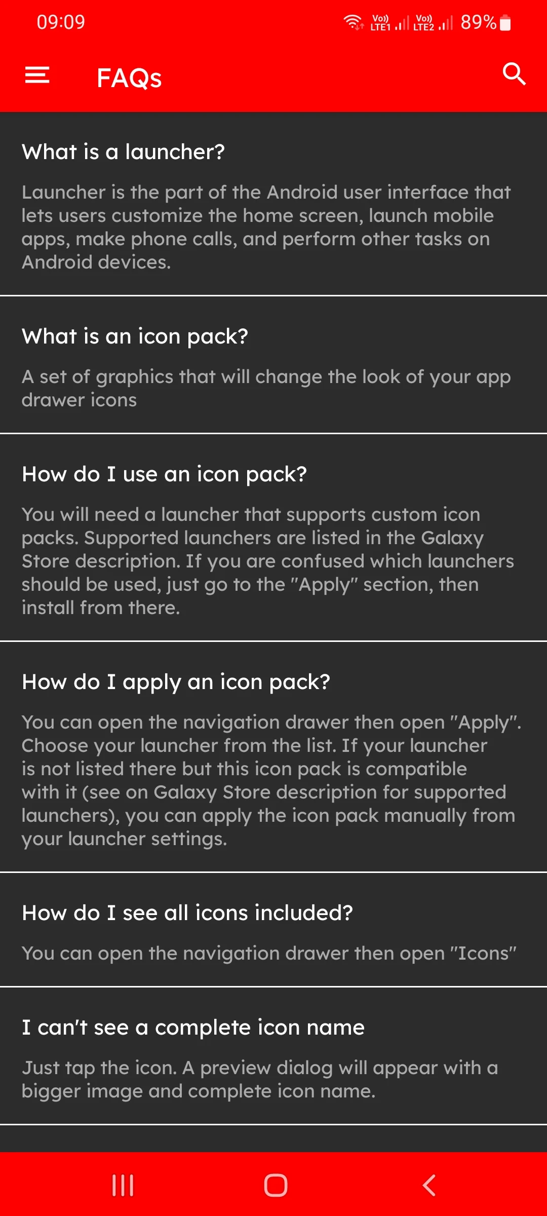 Red Pixl Glass Icon Pack screenshot