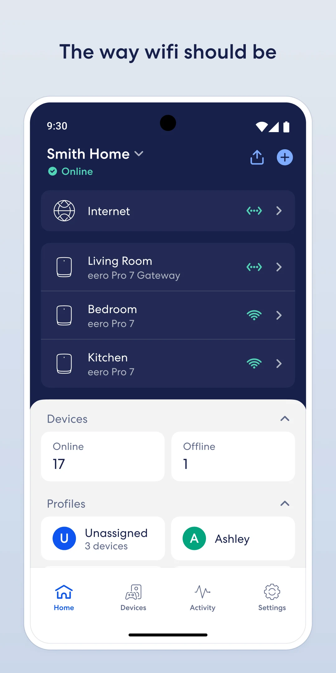 eero wifi system screenshot