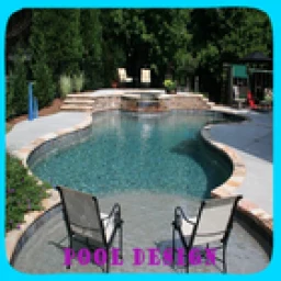 Swimming pool design icon