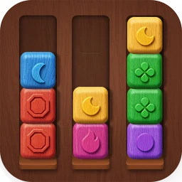 Icono de Wood Sort - Color Puzzle Game