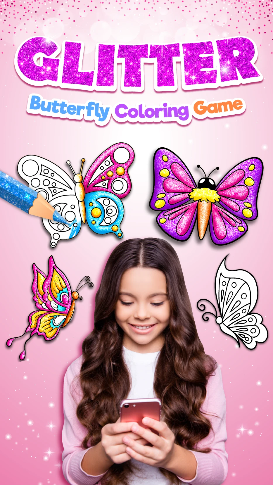 Butterfly Coloring game screenshot
